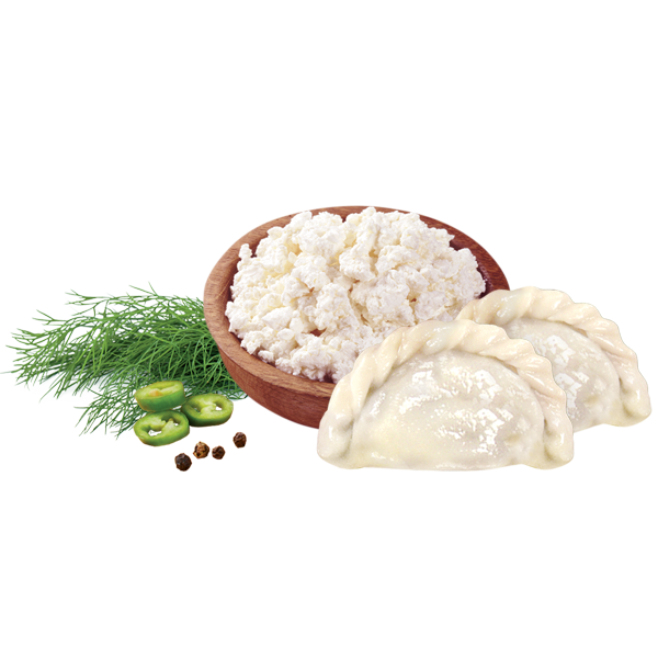 Вареники з солоним сиром, ручне ліплення Купити Вареники з солоним сиром, ручне ліплення ❄ Біла Береза