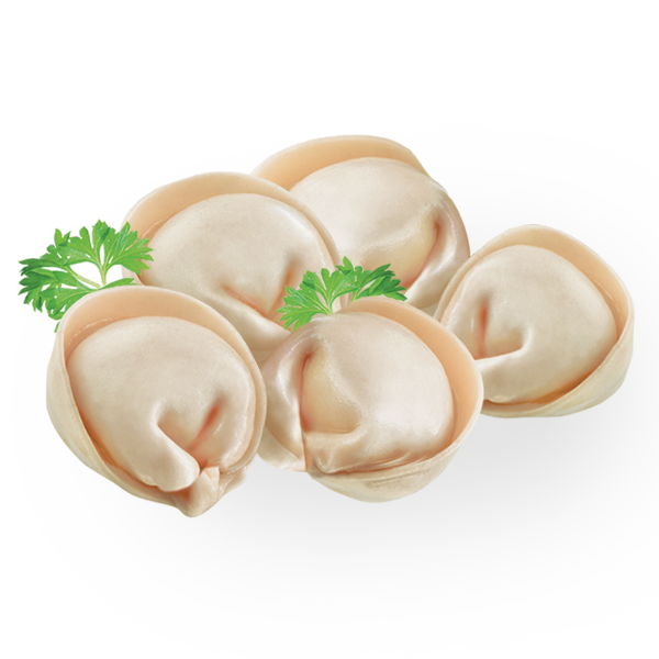 Dumplings with beef and pork meat