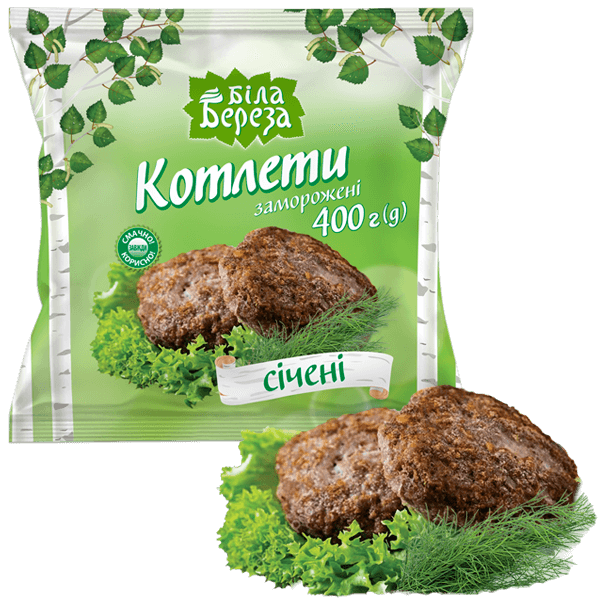 Котлети січені Купити Котлети січені від ТМ Біла Береза